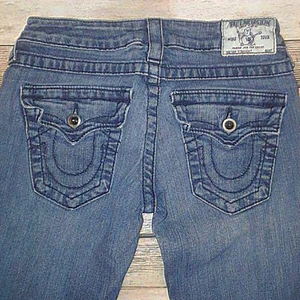 Sold! True Religion Straight Swarovski Crystal Button 26